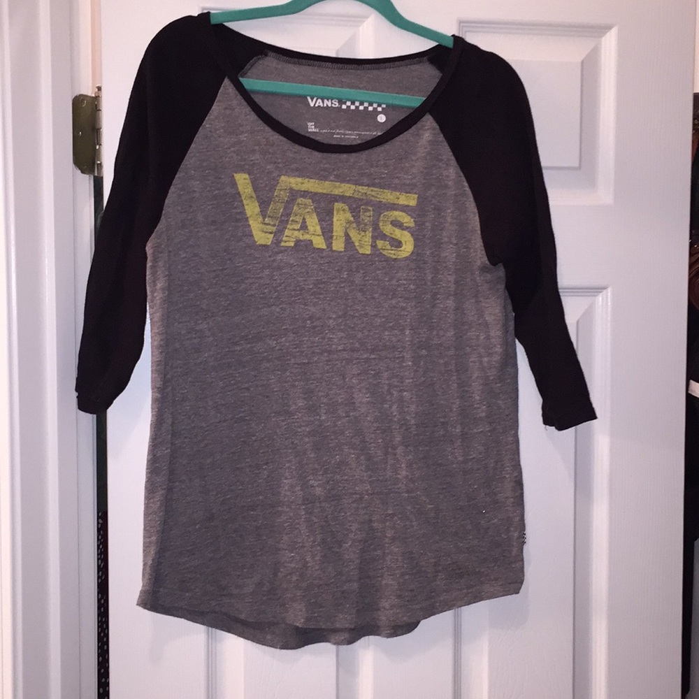 Vans logo baseball tee